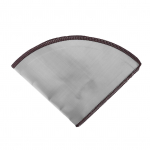 Roostevabast terasest kohvifilter Korduvkasutatav Kokkupandav Kohvikoonusfilter S&otilde;el Kott 2-4 tassi jaoks