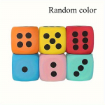 V&auml;rviline hiiglaslik vahtkummist t&auml;ringukomplekt -6-osaline multifunktsionaalne peo- ja puslem&auml;ngutarvikud 8cm/3.15inch mitmev&auml;rviline