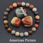 5A looduslik granaatkivi Femme veinipunase helmestega k&auml;ev&otilde;ru naiste k&auml;ev&otilde;ru, meeste k&auml;ev&otilde;ru Lucky Energy Healing Ehted s&otilde;brap&auml;eva kingitus 17cm(6.69inch)&6mm Beads