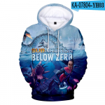 Subnautica Below Zero 3D-prinditud huppar M&auml;ngu dressipluus Meeste Naiste Mood Huppar Pullover T&auml;navamood Topid Suurem&otilde;&otilde;duline Dressipluus S