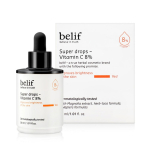 belif Super Drops-Vitamin C 8% 30ml skin antioxidant care ampoule black