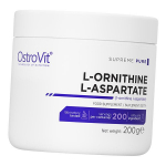 L-ornitiin L-aspartaat, L-Ornithine L-Aspartate, Ostrovit 200g Maitsestamata (27250039) 200g Unflavored