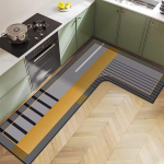 P&otilde;hjamaade kerge luksus diatomiitmuda majapidamis- L-kujuline k&ouml;&ouml;gip&otilde;randamatt Veeimavus Libisemisvastane Kiiresti kuivav ja Lihtsalt hooldatav P&otilde;randamatt 80*150*45cm