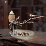 V&auml;ike tseremooniaahi ornament loominguline &otilde;nnelik ploomioksa klamber viirukihoidja