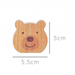 Puidust armas loomade mantlikonks T&auml;ispuidust hoidik Riided V&otilde;tmekaunistus Konksud Seinale Elutoa Ukse Organisaatori nagi Liim/ Punch