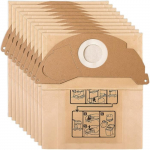 Tolmuimeja kott - K&auml;rcher - WD2 MV2 A2000 A2003 A2064 A2099 - 10 tk komplekt - &Uuml;hekordsed tolmukotid - Beež