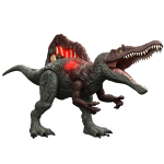 Mattel Jurassic World (JURASSIC MAAILM) Kahjustatud Hikaru Spinosaurus Laste Figuur Dinosaurus M&auml;nguasi Kogupikkus: u. 55cm Alates 4. eluaastast Roheline HXF62 black