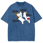 Multifilmiprindiga naiste T-s&auml;rk Naljakas Armas &Uuml;mara kaelusega Pestud L&uuml;hikeste varrukatega Suvine Mood Puuvillane Mugav Top S