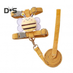 Kassi rakmed ja jalutusrihm komplekt Reguleeritavad p&otilde;genemiskindlad kassipoja rakmed koomiksimesilasega v&auml;ikestele ja keskmistele kassidele koertele v&auml;ljas jalutamiseks S roosa