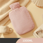 1000/2000ml Vee sissepritsega kummist kuumaveepudel pl&uuml;&uuml;sist kuumaveekott k&auml;esoojendaja soojapakk k&otilde;hule jalale veega soojenduspadi