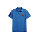 Polo Ralph Lauren Logo Tikitud Pullover Vabaaja L&uuml;hikeste Varrukatega Polo S&auml;rk Meeste Polo S&auml;rgid Sinine MNPOKNI1N821181-400 XS