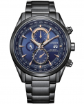 CITIZEN Eco-Drive Raadio Perpetual Maailmaaja Roostevabast Terasest Meeste K&auml;ekell AT8265-81L