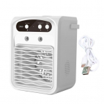 Kaasaskantav konditsioneer suure veepaagiga, laetav aku, vaikne t&ouml;&ouml;, kaasaskantav AC-seade Bluetooth-&uuml;hilduva k&otilde;lariga valge