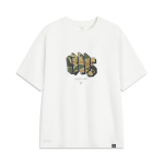 Li Ning Korvpallisarja Kirjaga &Uuml;mar kaelus Hingav Mitmek&uuml;lg Lahtine L&uuml;hikeste varrukatega T-s&auml;rk Meeste Topid Off-White AHSV021-2 L