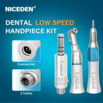 NICEDEN Dental Straight Nose Cone Low Speed Handpiece Straight 203C External Water E-type Straight Handpiece Dentistry Equipment Straight handpiece