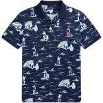 Polo Ralph Lauren Sport Tr&uuml;kitud V&auml;ike Hobuse Logo Tikitud L&uuml;hikeste Varrukatega Polo S&auml;rk Meestele Polo S&auml;rgid Tumesinine MNPOKNI1N821197-400 S
