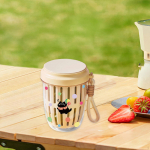 Airtight Fruit Salad Container with Strainer, Easy to Use, Elegant Storage Lid