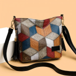 Naiste kott Pehme PU nahast rahakott Kvaliteetne naiste &otilde;lakott Messenger-kott Disainer Suure mahutavusega lapitehnikas &auml;mberk&auml;ekott 20.5x9x21cm must