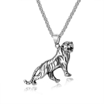 V&otilde;imas Korea Versioon Tiiger Meeste Ripats Titaanterasest Titaanterasest Kaelakee 50CM(Necklace Size) h&otilde;be