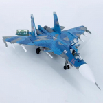 1/100 Skaala Vene SU-33 H&auml;vituslennuki Sulamist Mudel Su33 Valmis Simulatsiooni Dekoratsioon Kollektsioon Liimivaba Kollektsioon