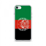 Coque iPhone &ndash; mitmev&auml;rviline &ndash; Drapeau Afghanistan &ndash; Supp &ndash; Silikoon &ndash; vertikaalne asend