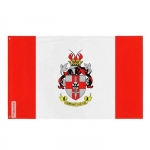 Drapeau &ndash; Kensington &ndash; 128 x 192 cm &ndash; Pol&uuml;ester &ndash; J&auml;lje rekto/verso &ndash; veljed en fer