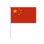 Drapeau - Chine - 30 x 45 cm - Pol&uuml;ester-resistant - L&eacute;ger - Impression recto/verso