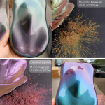 Autode kameeleonkatte pigmendid, v&auml;rvi pulber, peegel, v&auml;rvi muutnud p&auml;rlmutter Kunst Autodekoratsioon jalgratta mootorratta tarvikud