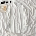 GMXIA Naiste mood vabaaja &uuml;hev&auml;rvilise tr&uuml;kiga pikkade varrukatega POLO kaelusega pluusid ja s&auml;rgid M