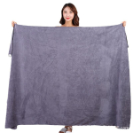 Eriti suur kiiresti kuivav ilusalongi vannituba r&auml;tik meestele ja naistele 150*200cm Extra Thick hall v&auml;rv