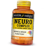 Neurokompleks alfa-lipoehappega, Neuro Complex with Alpha Lipoic Acid, Mason Natural 100 tabletti (36529074) 100tab