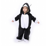 Laps &uuml;heosaline Kigurumi pidžaama hunt kassi magamisriided Onesie Animal Cosplay kost&uuml;&uuml;m kapuutsiga kombinesoon lastele t&uuml;drukule 6T