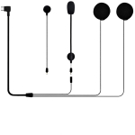 TNICER Kiivrik&otilde;larite komplekt, &uuml;hilduv T2 ja G1EX mudelitega (K&otilde;lar & K&auml;emikrofon & Juhtmikrofon) Speaker/microphone