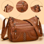 1 tk PU nahast pehme mitmetaskuline crossbody kott suure mahutavusega minimalistlik vabaaja &otilde;lakott moodne &otilde;lakott 27x19x13cm