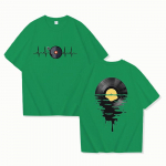 Muusikas&otilde;bra T-s&auml;rgid meestele naistele DJ muusika kingitused riided vin&uuml;&uuml;lplaadi tr&uuml;kiga naljakas T-s&auml;rk T-s&auml;rk meestele 4XL