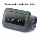 Automaatne verer&otilde;hum&otilde;&otilde;tja h&auml;&auml;ledastusega ja m&auml;lufunktsiooniga, s&uuml;dame l&ouml;&ouml;gisageduse pulsim&otilde;&otilde;tja koduseks tervise j&auml;lgimiseks With Voice