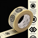 Masking Tape MT EX 2 cm embl&egrave;mes samoura&iuml; - family crest mitmev&auml;rviline