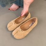 Moodne Bailamos T&auml;iesti Uued Eraldatud Varvastega Naiste Kingad Slip-On Loafersid Pehme P&otilde;hjaga Mokassiinid Tabi Ninja Naiste Vabaajajalatsid Baleriinad Mujer 37 beige