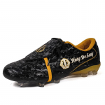 Meeste Jalgpallisaapad Pikad naelad K&otilde;rge pahkluu jalgpallijalatsid AG/TF Kids Outdoor Muru Klambrid Jalgpallisaapad Treening Jalgpallijalatsid 39 must