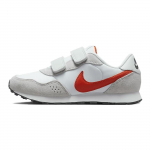 Nike MD Valiant PS Puhta plaatina ja v&uuml;rtsika punase v&auml;rvi laste tossud Hall Valge Must CN8559-020 28