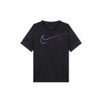Nike Suure Logoga Sporditreeninguks Hingav Kiirkuiv &Uuml;mmarguse Kaelusega L&uuml;hikeste Varrukatega T-s&auml;rk Meeste Topid Must DM4812-010 M black