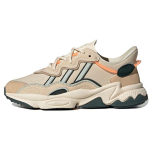 Adidas Originals Ozweego Nahast Kangas Retro Spordijalatsid Mugavad Libisemisvastased Vastupidavad Madalad Vabaaja Jalan&otilde;ud Naiste toss Beige IE1579 35⅔