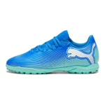 Puma Future 7 Play Mugavad Kerged Vastupidavad Madalad Laste Jalgpallijalatsid Laste Jalgpallijalatsid Sinine Roheline 107950-01 38.5 blue
