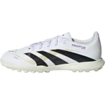 Adidas Predator League Mugavad Moodsad Libisemiskindlad Kulumiskindlad Madalad Laste Jalgpallijalatsid Laste Jalgpallijalatsid Valge Must Kuld JI1152 31&frac12;