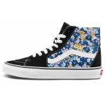 Vans Sk8 Lillelised Vabaaja K&otilde;rge S&auml;&auml;rega Rula Kingad Unisex Tossud Must Valge Sinine VN0A5JMJFF1 36