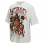 Jordan Flight Essentials &Uuml;mmarguse kaelusega Ameerika vintage lahtine l&uuml;hikeste varrukatega T-s&auml;rk Meeste pealsed Sail Campus-Red HM7132133 M