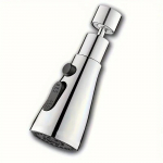 4-&uuml;hes mitmeotstarbeline segisti aeraator &ndash; pritsmevastane, reguleeritav pihusti 360-kraadise p&ouml;&ouml;rdepea ja kaherežiimilise vihmutiga 3 Modes h&otilde;be