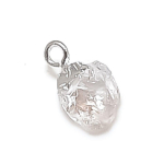 Looduslik Kristall Toorkivi 925 Sterling H&otilde;be Ehted Ripats 0.59 V1c76