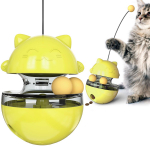 Lemmikloomatarbed Tumbler Cat Harivad m&auml;nguasjad Meelelahutusm&auml;nguasjad Lekkiv toidupall 10*10*13.5cm