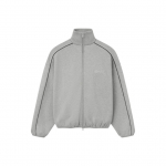 Fear of God Essentials Kaasaegne dressipluus torukestaga Betoonhall/Must Meeste pealisr&otilde;ivad Hall 202SP256895F L